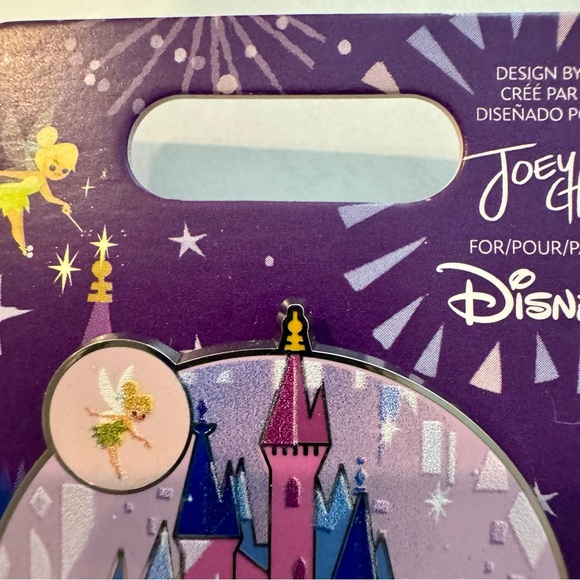NWT. Mickey and Minnie Mouse with Tinker Bell Fantasyland Pin by Joey Chou. - Picture 5 of 11